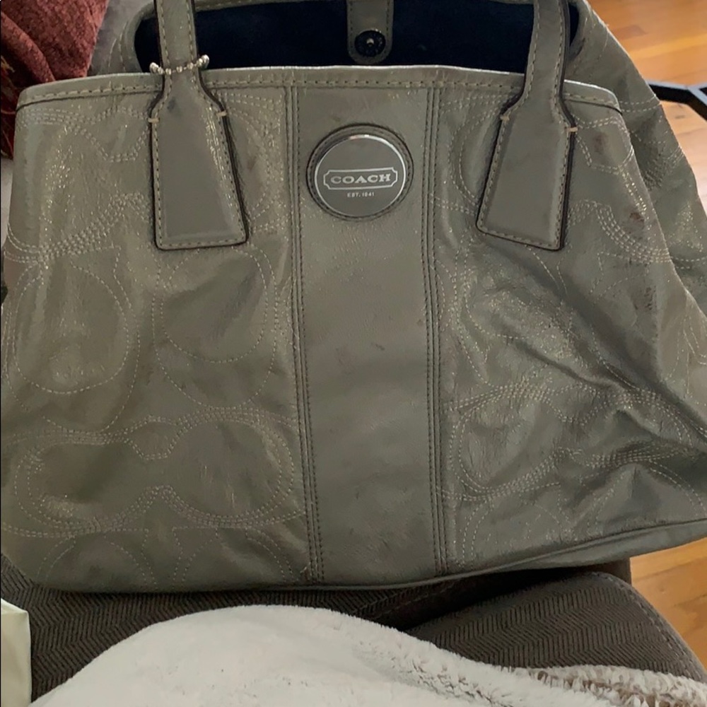 Coach grey bag